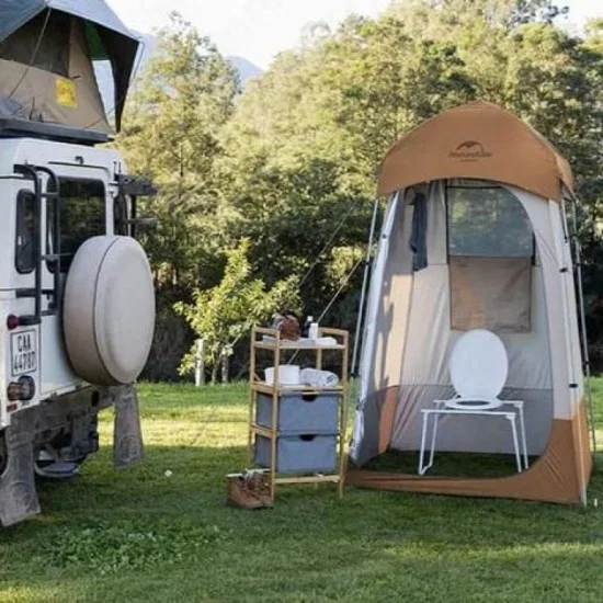 Naturehike Shower and Changing Tent - Brown (140*140*230)